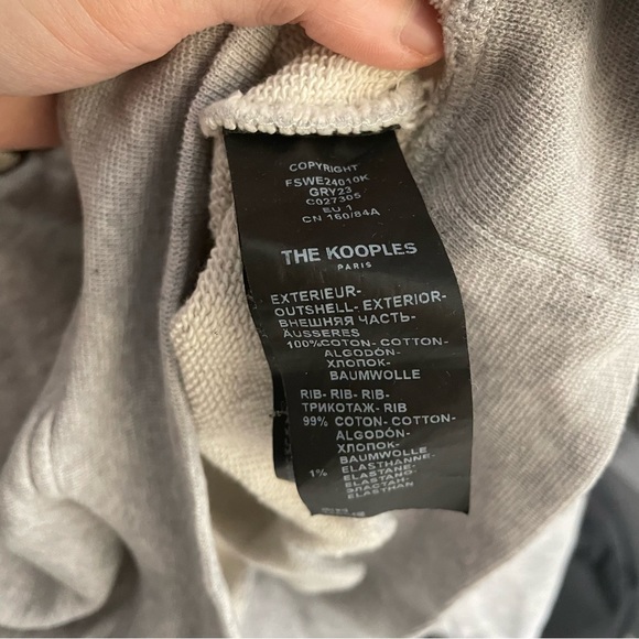 The Kooples Cropped Sweatshirt - Picture 10 of 16